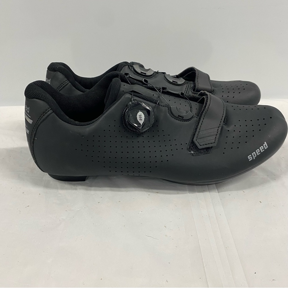 Speed cycling shoes Mens 42 Black bicycling active